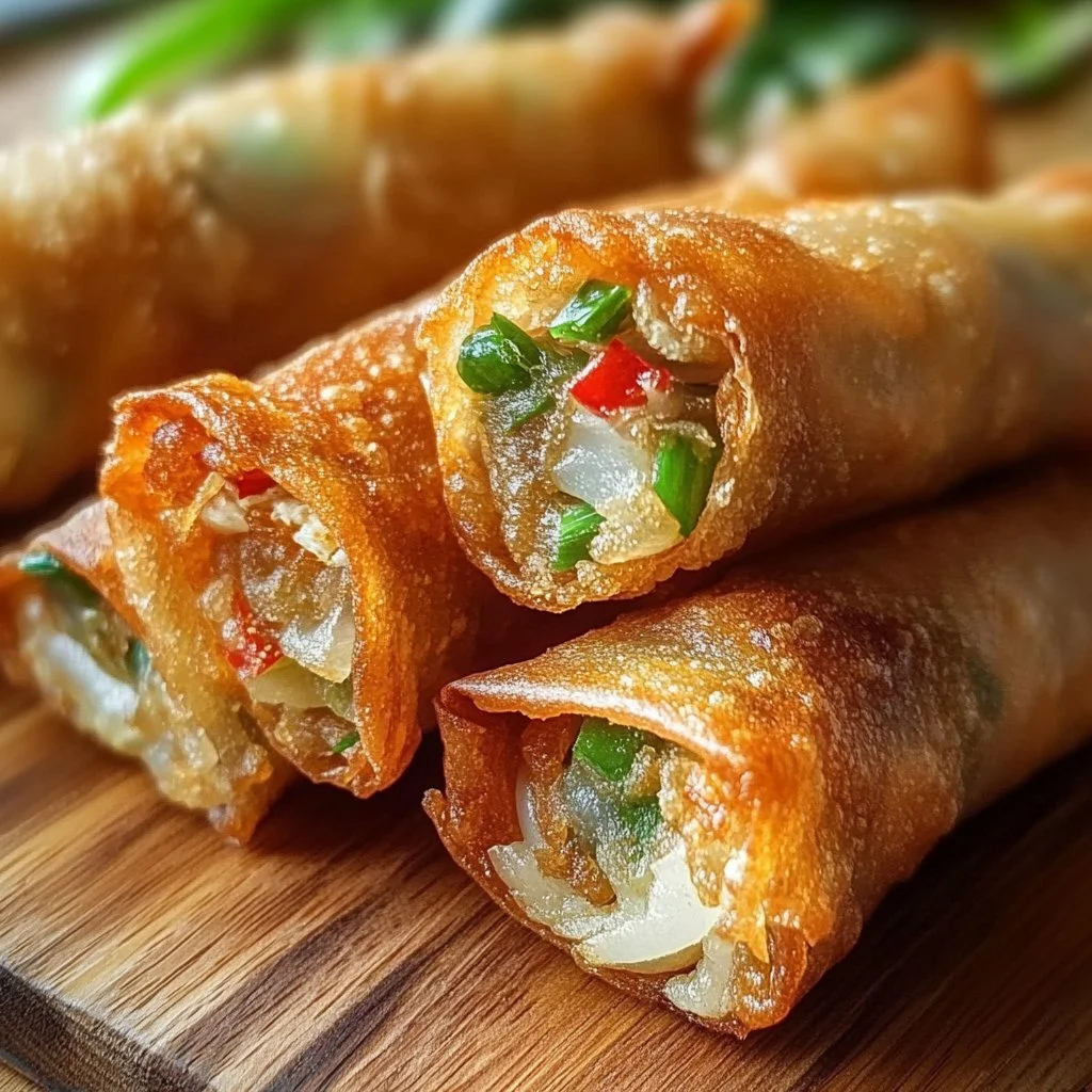 Crispy Crab Cake Egg Rolls