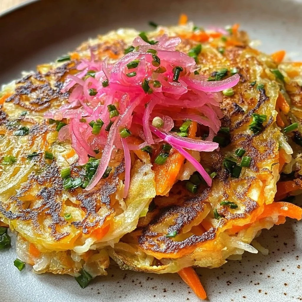 Crispy Rice Paper Pancakes