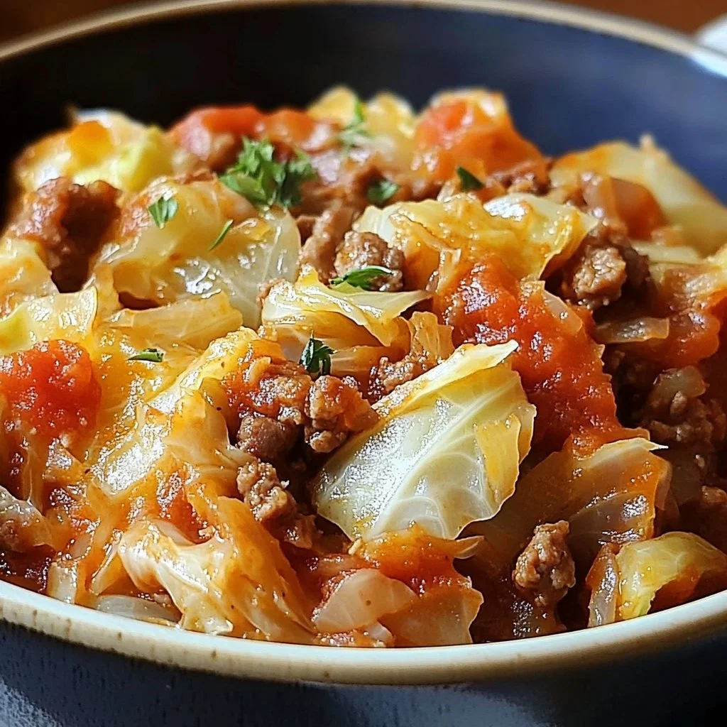 Crockpot Cabbage Roll Casserole