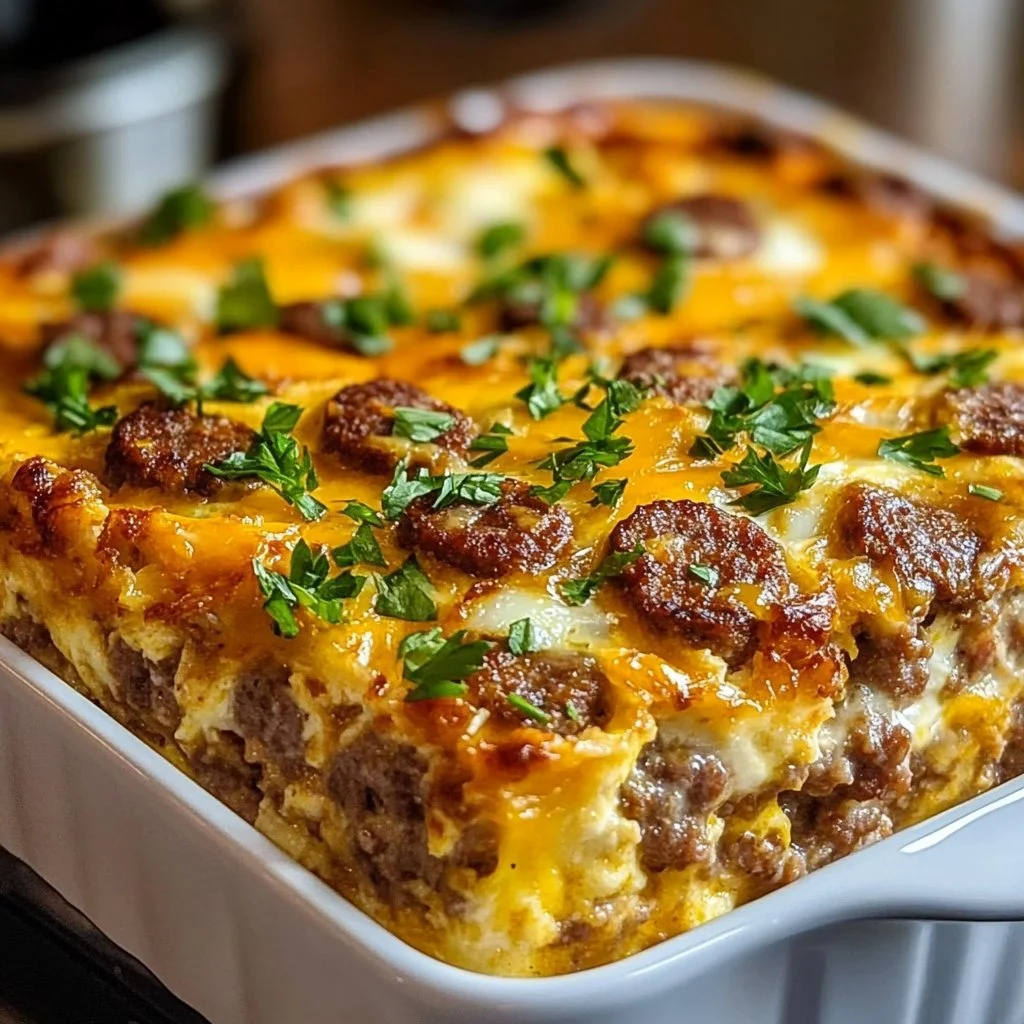 Easy Sausage and Egg Casserole