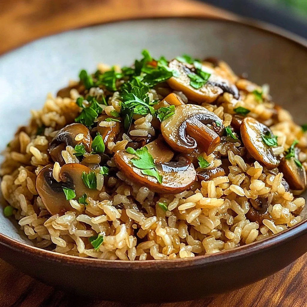 Flavor-Packed One-Pot Mushroom Rice