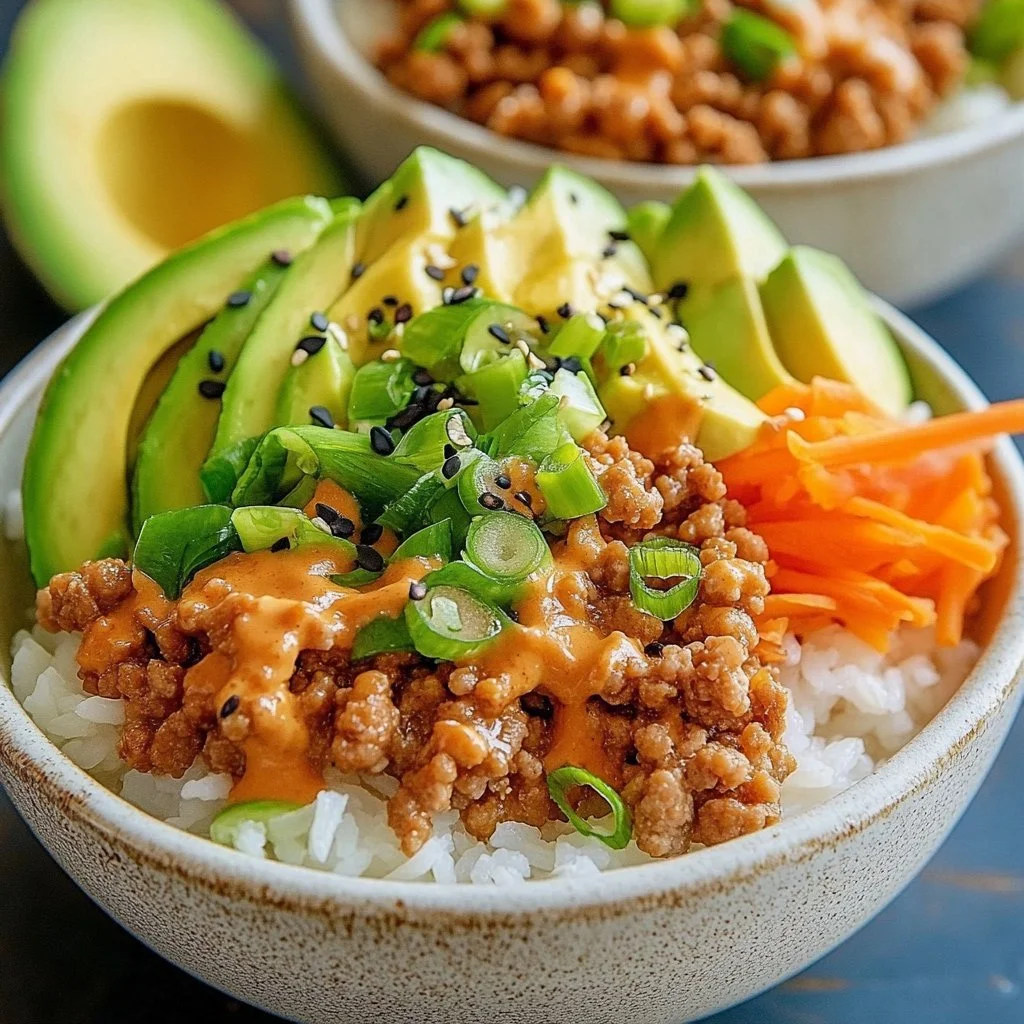 Ground Turkey Rice Bowls