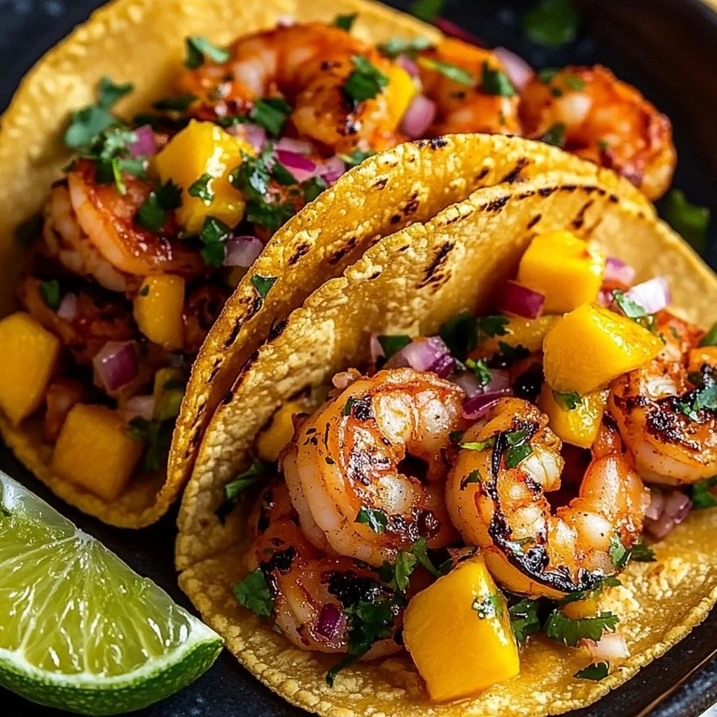 Honey Chipotle Shrimp Tacos