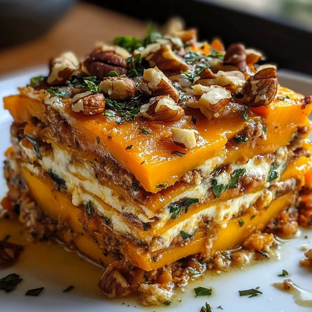 Layered Sweet Potato Lasagna