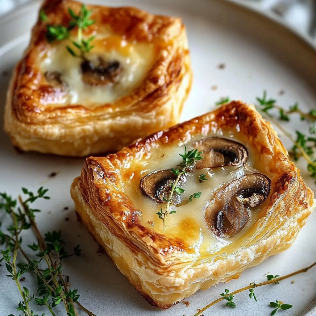 Mini Mushroom & Gruyère Pot Pies