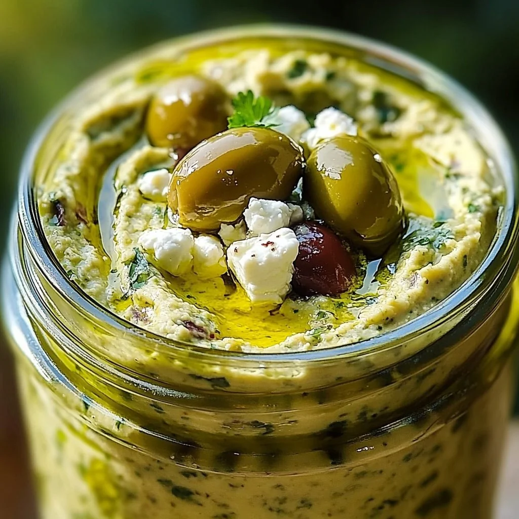 Olive Lovers’ Dream Dip – Creamy Feta & Green Olive Spread