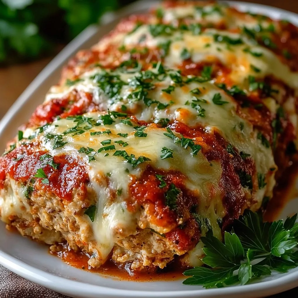 Parmesan Chicken Meatloaf