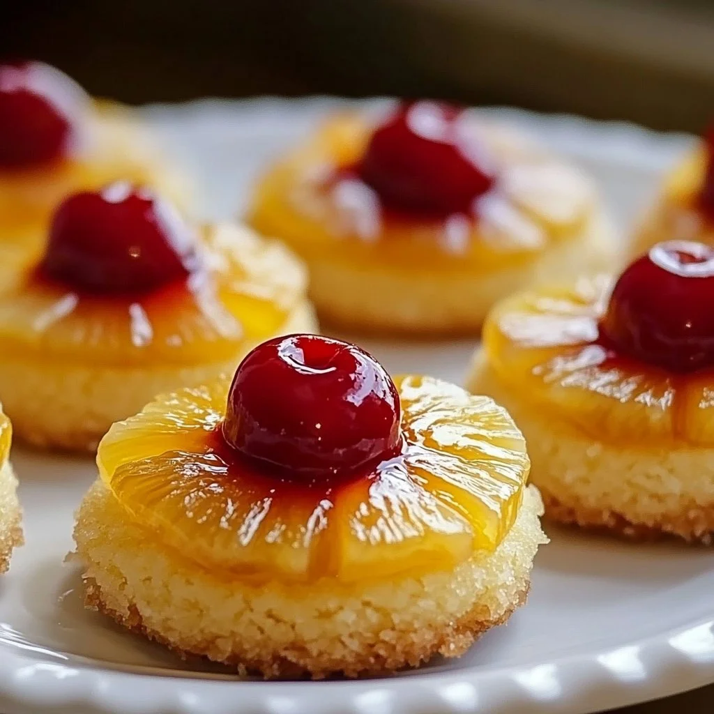 Pineapple Upside Down Sugar Cookies