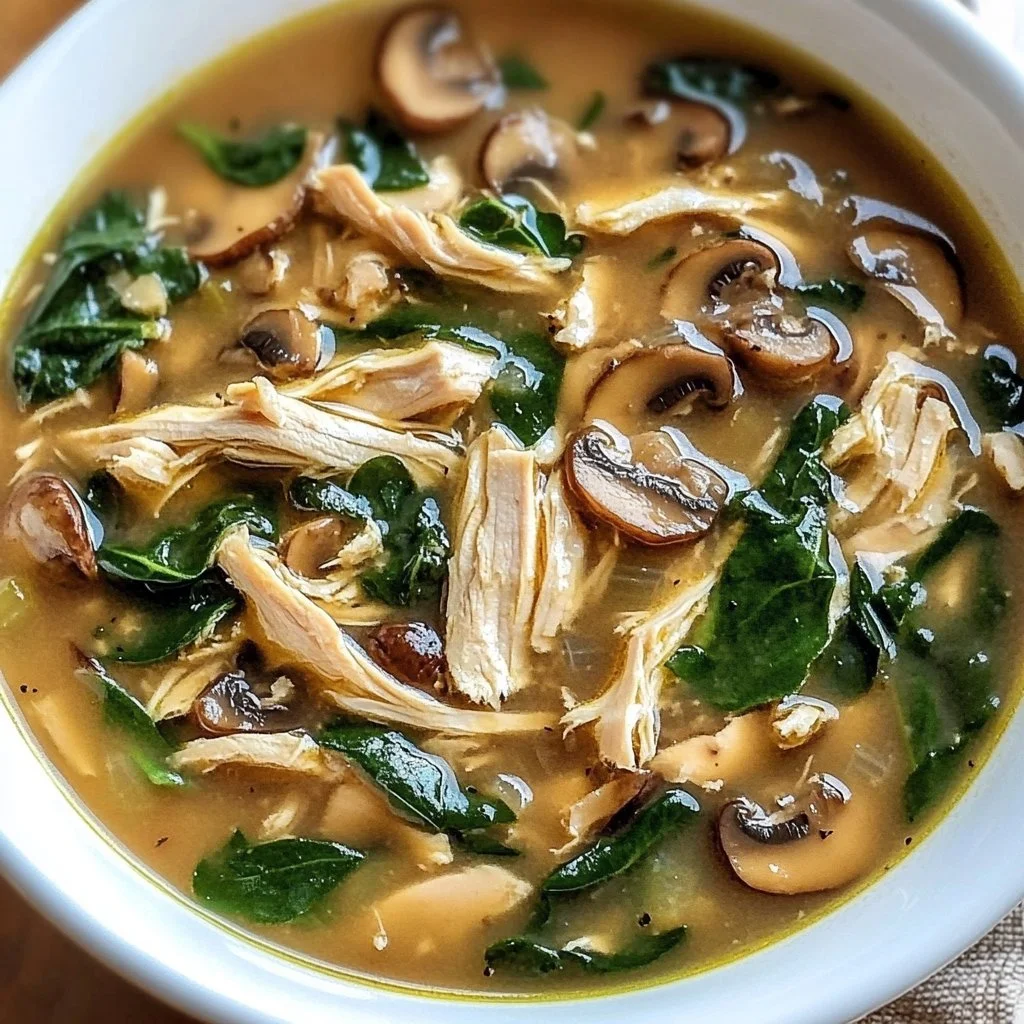 Rotisserie Chicken and Mushroom Soup