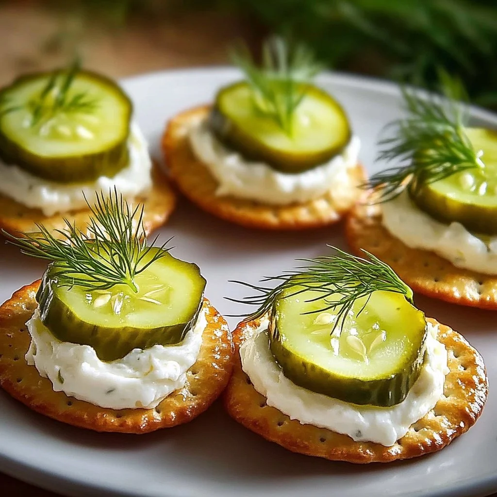 Savory Dill Pickle Cheese Ritz Bites: A Quick & Easy Delight
