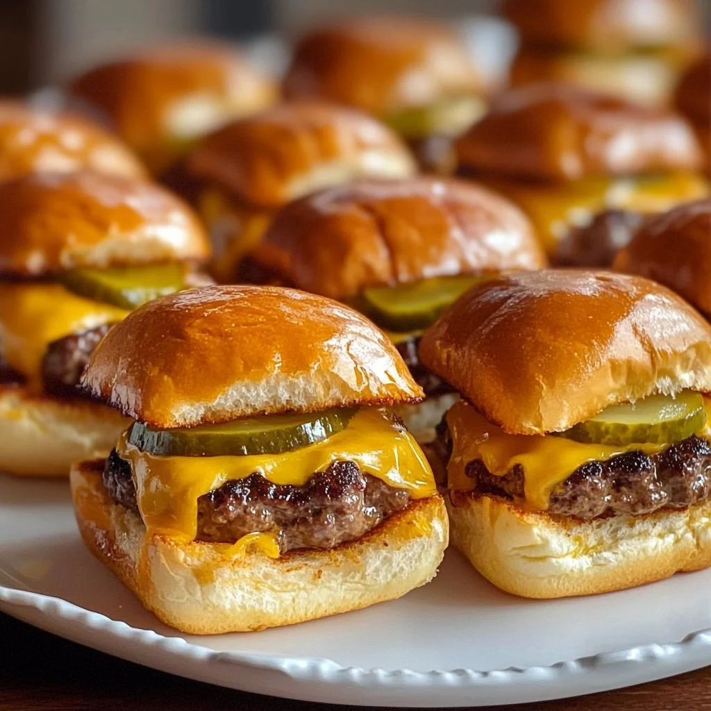 Sheetpan Burger Sliders