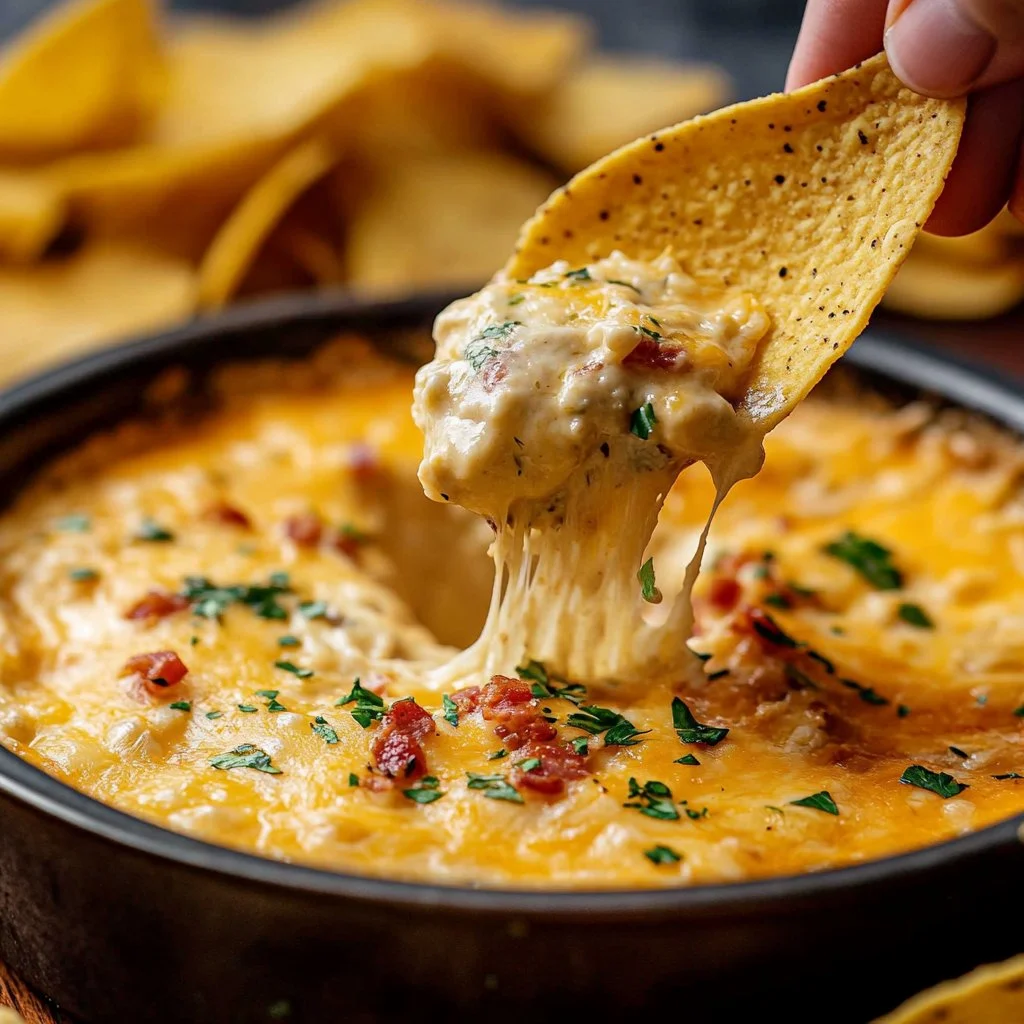 Simple Crockpot Cottage Cheese Queso