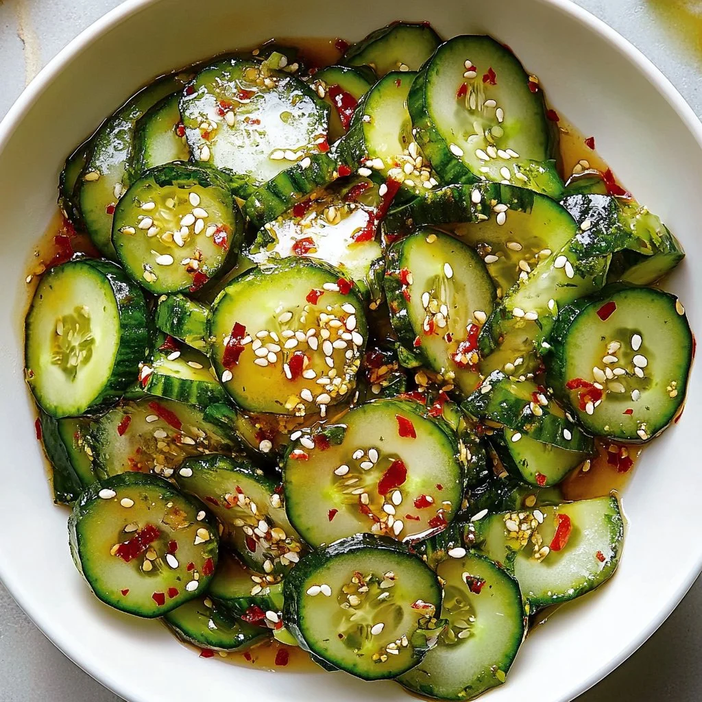 Smashed Asian Cucumber Salad
