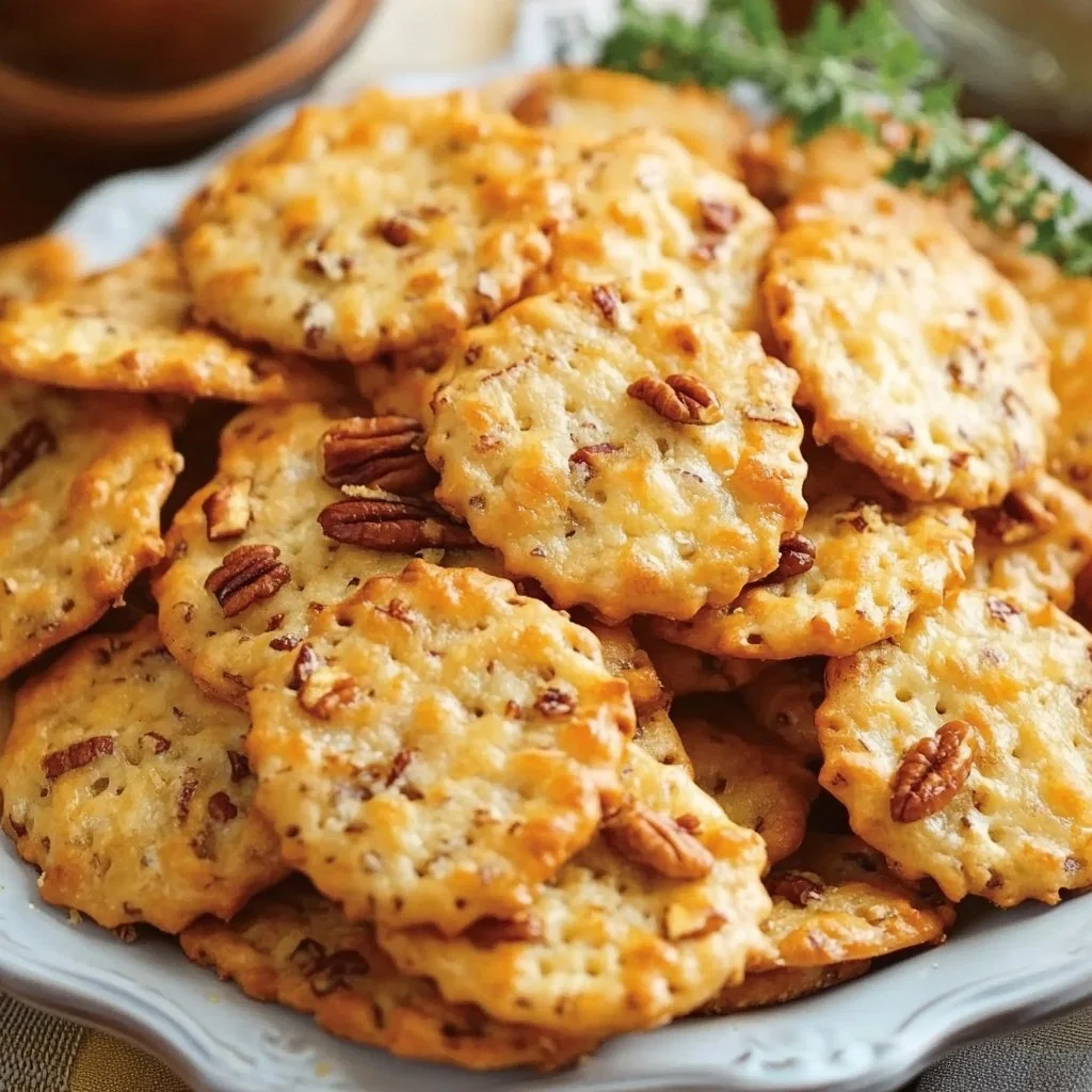 Southern Cheddar and Pecan Crackers