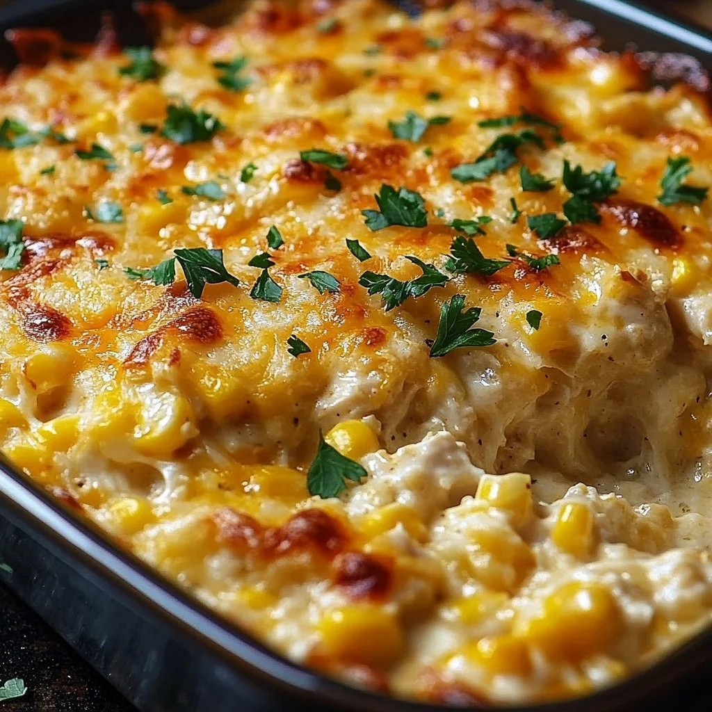 Street Corn Chicken Casserole