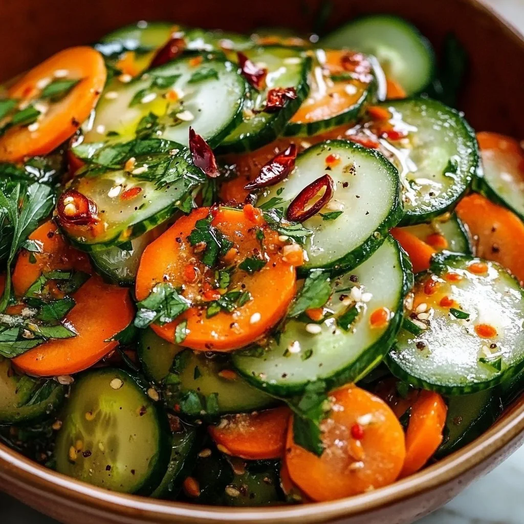 Zesty Cucumber Carrot Salad